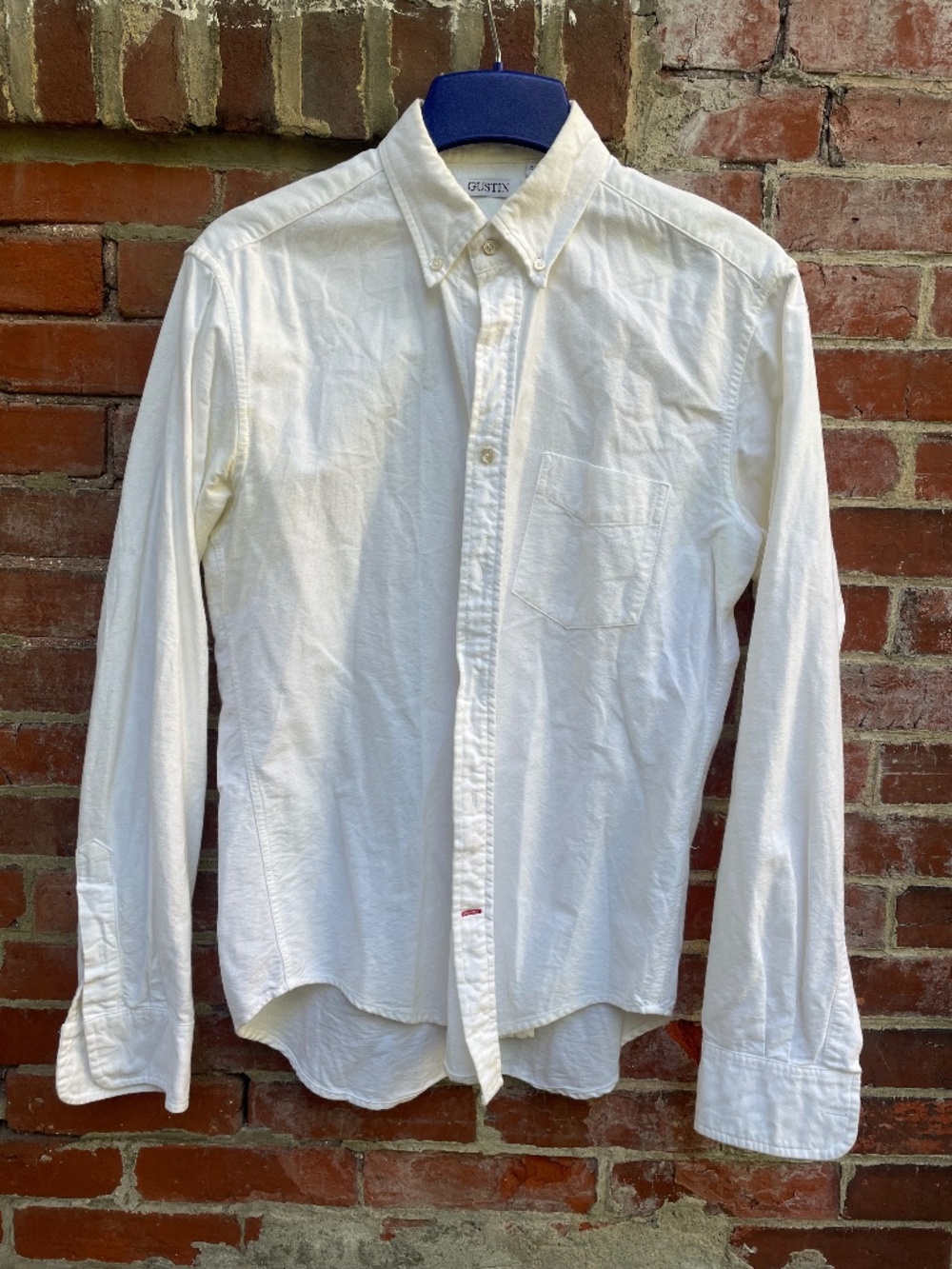 Gustin selvedge button down shirt
